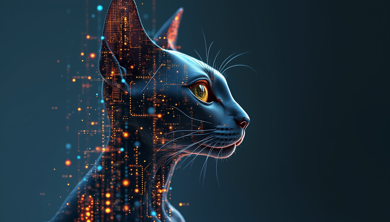 Digital guardian representing Cogniva Defense protection